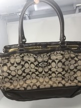 Coach Large Brown Bag Creed K1305-F23292 B Read Description - $836.31 MXN