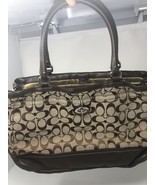 Coach Large Brown Bag Creed K1305-F23292 B Read Description - $61.61 CAD