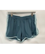 Nike Women&#39;s Athletic Shorts Blue Green Dri Fit Size M - £17.06 GBP