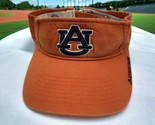 Licensed Auburn Tigers Orange Visor Hat 247 Twins Adjustable Size Back Hat - $11.87