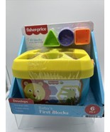 Fisher-Price Baby&#39;s First Blocks Shape Sorting Toy Storage Bucket 12 Pie... - €6,02 EUR