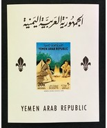 Yemen - Boy Scouts 1964 mini sheet imperf. - MNH - £3.93 GBP