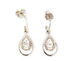 3/4&quot; Women&#39;s Earrings .925 Silver 322600 - £63.34 GBP