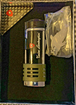 Tonino Lamborghini Cigar Lighter  Black Dual Flame  w/ Keychain Flame Ad... - $19.68