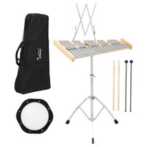 32 Notes Percussion Glockenspiel Bell Kit Xylophone Instrument Set With ... - $148.99