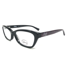 Disney Kids Eyeglasses Frames 3E 2005 1441 Black Purple Glass Slipper 48-13-130 - £11.00 GBP