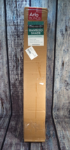 Arlo Blinds Whitewash Bamboo Roman Shades 24&quot;W x 74&quot;H Home Decor NEW - $38.56