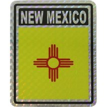 AES State of New Mexico Reflective Decal Bumper Sticker - $4.44