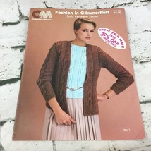 Columbia-Minerva Fashion in Glimmerfluff Vtg 1981 Knit Crochet Pattern Book 682 - $7.91