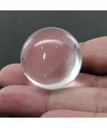Healing Vastru Remedy 27mm Natural Clear White Crystal Ball rock meditation - £44.93 GBP