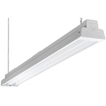 Commercial Electric 4ft. Industrial Linear LED Low Bay Warehouse Light 5... - £52.97 GBP