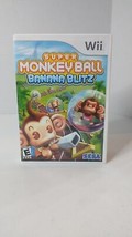 Super Monkey Ball: Banana Blitz Nintendo Wii Game Tested Complete - £6.26 GBP