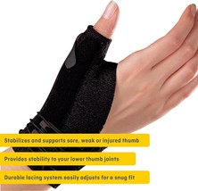 FUTURO Thumb Deluxe Stabilizer (Black) Small/Medium - £17.57 GBP