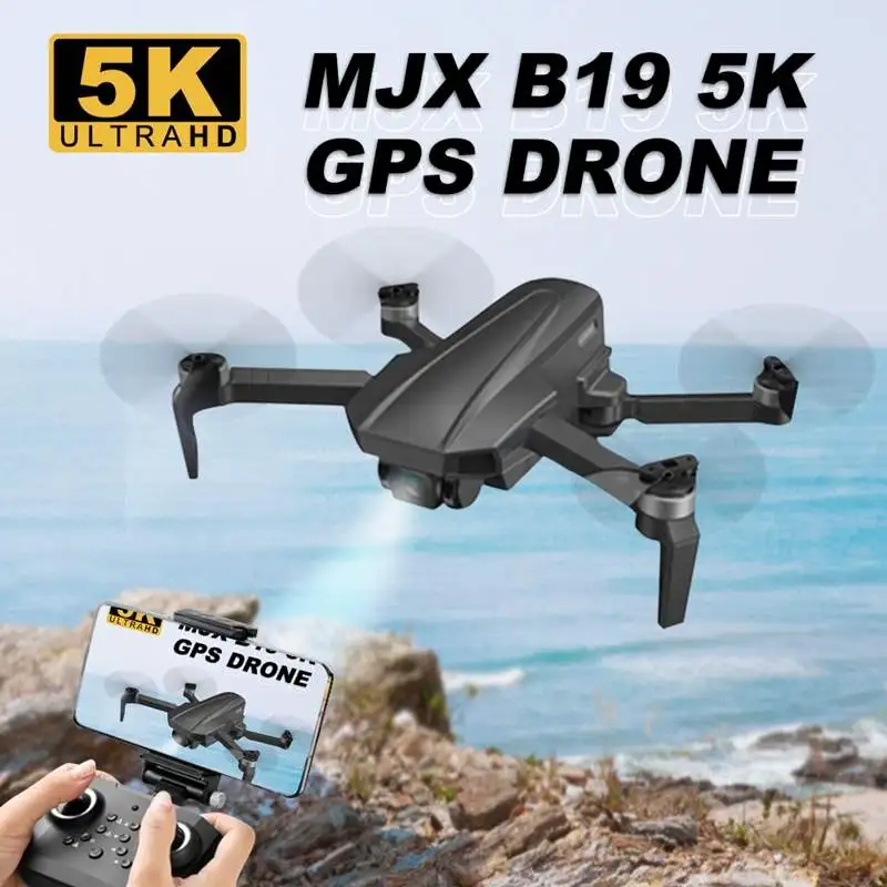 Mjx B19 Eis Dron Gps Wifi 5G 4K Hd Fpv Quadcopter Wth Camera Brushless Mot - £232.98 GBP+