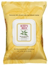 Burts Facial Wipes White Size 30ct Burts Facial Wipes White Tea 30ct (Pack of 6) - $77.99