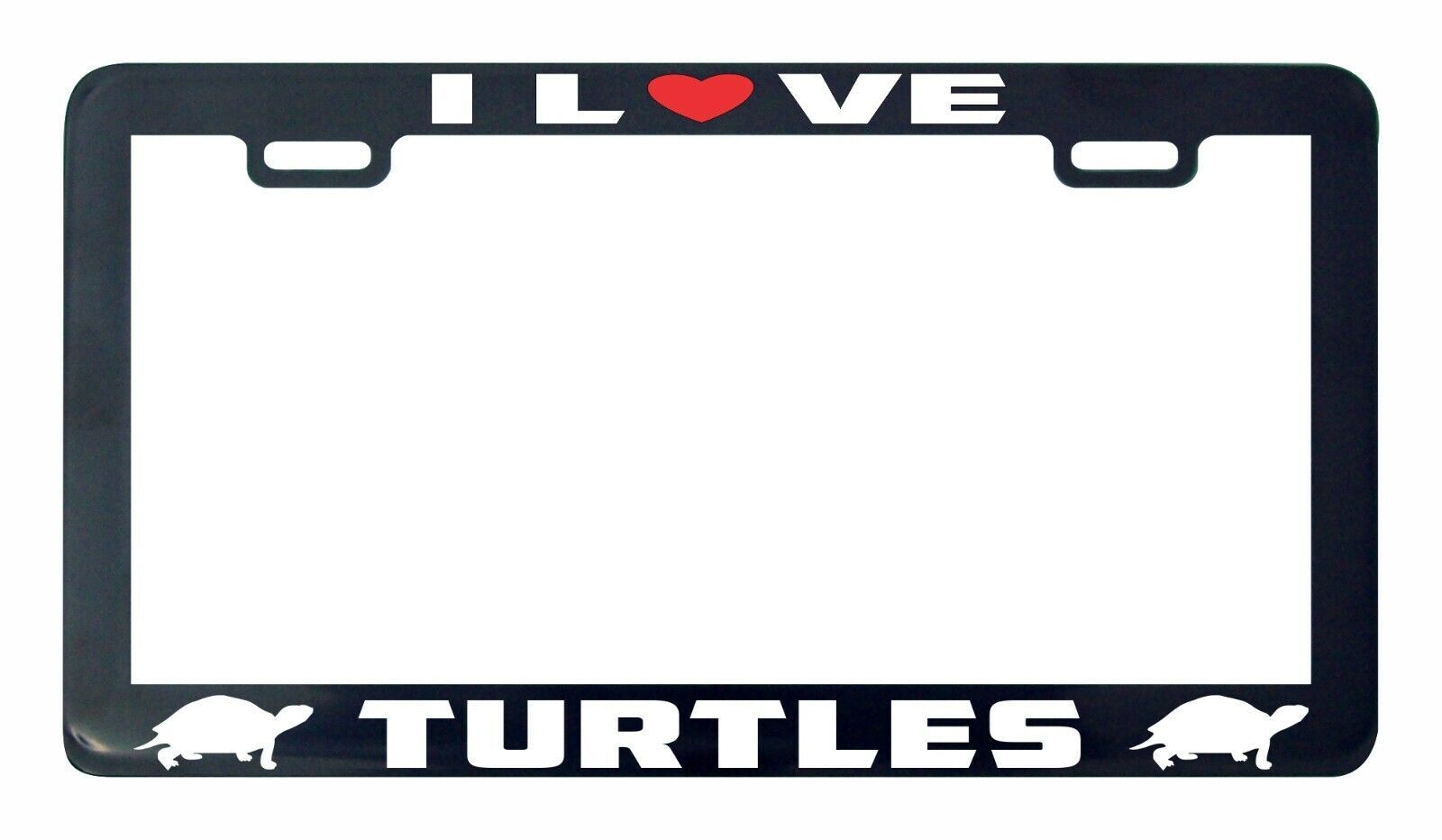 I Love Tortues Tortue Licence Plaque Cadre Support - $6.26