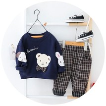 NWT Toddlers Boys Long Sleeve Pullover Bear Print Outfit Set, 2T-4T - £7.38 GBP