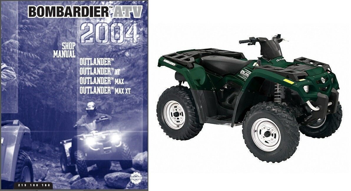 2004-2005 Can-Am Outlander ( 330 400 HO Max XT ) ATV Service Repair Manual CD - $12.99
