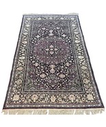 Handmade antique Persian Isfahan rug 4.5&#39; x 7&#39; (138cm x 215cm) 1900s - 1D18 - $3,871.15 CAD