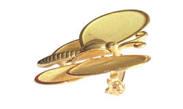 Vintage Gold Tone Articulated Wings Butterfly Pin Brooch Insect image 3