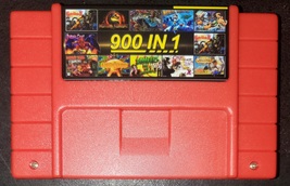 900 Games in 1 SNES Video Game Cartridge Super Nintendo Saves Bargain Great Deal - $44.99