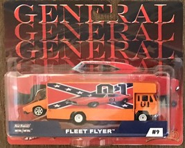 Custom Hot Wheels Team Transport General Lee Dodge Charger Dukes  w/ RR - £134.77 GBP