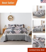 Oversized King Quilt Set - Lightweight Reversible Coverlet for All Seasons - $104.99