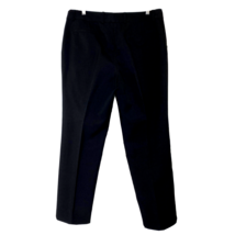 Anne Klein Suit Slacks Womens size 12 Pants Zip Front Straight Leg Black - £21.52 GBP