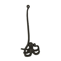 Brown Cast Iron Octopus Paper Towel Holder - 18 Inches High - Whimsical ... - $158.39