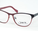 Lunettes De Vue Uniques JOE&#39;S JOE5983 2 VIVD Bourgogne/Noir Monture 54-1... - $105.91