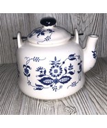✨ Vintage BLUE ONION Teapot Blue &amp; White Porcelain - €27,94 EUR