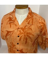 Reel Legends Button Up Shirt Fishing Full Print Hawaiian Mens Size XL Ma... - $38.63 CAD