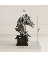 Resin Horses Statue Home Decor Horse Head Sculpture Abstract For Decorat... - £33.06 GBP