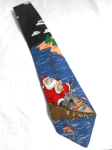 Specialties Hallmark H Holidays Fishing Santa Claus Novelty Necktie Cand... - £12.78 GBP