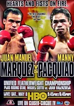 JUAN MANUEL MARQUEZ vs MANNY PACQUIAO 8X10 PHOTO BOXING POSTER PICTURE - £4.74 GBP