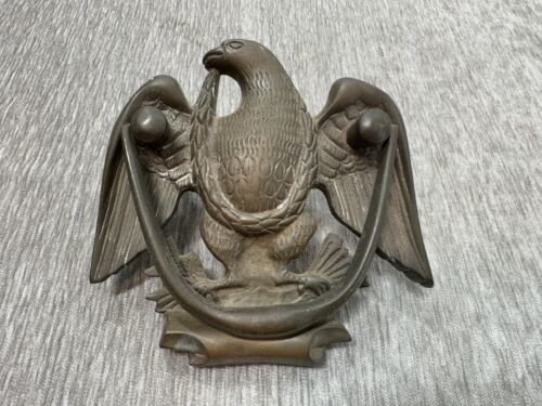 Antique Eagle Brass Door Knocker Patriotic USA Federal American Salvage ... - $59.39