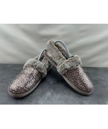 Skechers Slippers Women 7.5 M Cozy Campfire Shoes Pink Silver Slip On Mo... - $455.55 MXN
