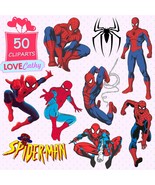 Spiderman, Clipart Digital, PNG, Printable, Party, Decoration - £2.23 GBP