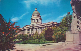 Utah State Capitol and &quot;Mormon&quot; Battalion Monument, Salt Lake City, Utah Postcar - £1.59 GBP
