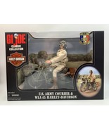 Hasbro GI Joe U.S. ARMY COURIER WLA 45 Harley-Davidson 12” Action Figure... - £104.58 GBP