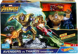 Marvel Avengers Infinity War HotWheels Character Car Avengers Vs Thanos Showdown - £87.04 GBP