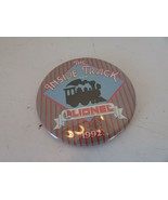 LIONEL INSIDE TRACK 1992 TIN PIN BUTTON  H19 - $70.20 MXN
