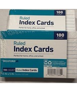 Index Cards, 200 Pack, 3X5 Index Cards, Ruled on Front, Blank on Back 2 ... - $11.78 CAD
