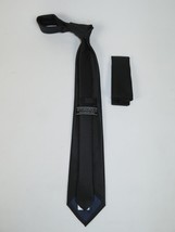 Men's Woven Tie Hankie Set J.Valintin Private Collection R77 Black Shadow Dots image 2