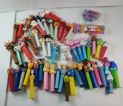 Pez Dispenser Lot of 50+ PEZ DISPENSERS Disney, Star Wars, Marvel, DC, Holiday - £47.47 GBP