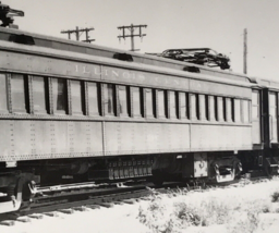 Illinois Central Railroad IC #1198 1380 Pullman Motor Steel Coach Train Photo - £9.71 GBP