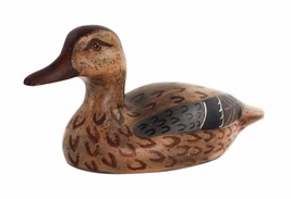 Don Kruzan Rock Island, Il Duck Decoy 11 7/8&quot; Hand Carved And Painted Wood Rare - £102.73 GBP