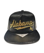 Alabama Carbon PU Snapback cap by Zion-Black Eagle / Color: Black, Gold - $28.00