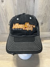 THE MOONSHINE CO. Strap Back Distressed Hat DIST RICT Cap Black Moonshine - $9.91