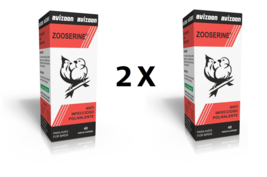 Avizoon Zooserine 2 Pack birds respiratory treatment illnesses Bowel Inf... - £87.65 GBP